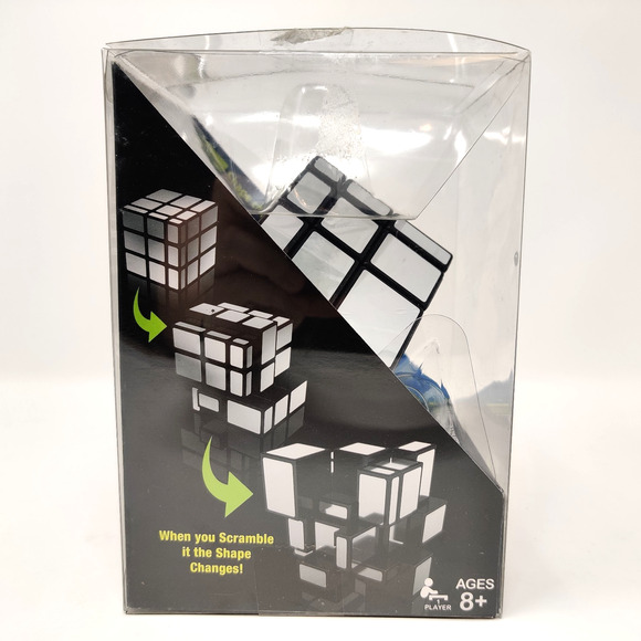 Rubiks Cube Mirror Blocks Edition Puzzle Game 2010 Winning Moves 8+ NOB Rare HTF - Picture 6 of 14